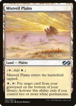 Mistveil Plains x1 1x Ultimate Masters NM MTG - Image 1