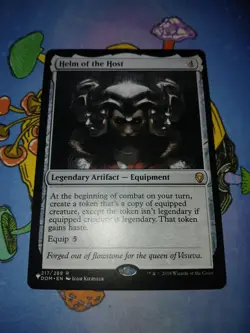 [1x] Helm of the Host - Near Mint, English - Dominaria MTG Magic - Image 1