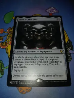 [1x] Helm of the Host - Near Mint, English - Dominaria MTG Magic - Image 2