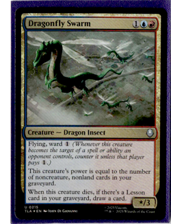 Dragonfly Swarm - Foil - 0215 - MTG X Avatar The Last Airbender - Image 1