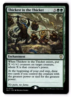 Thickest in the Thicket 34 Commander: Bloomburrow LP - Image 1