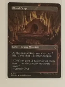MTG Blood Crypt (Borderless) Lorwyn Eclipsed Foil ECL 0349 NM - Image 2