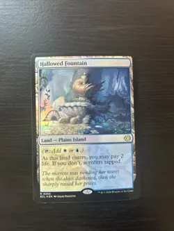Magic The Gathering Hallowed Fountain Foil(ECL 0265) - Near Mint. Shipping Ready - Image 1