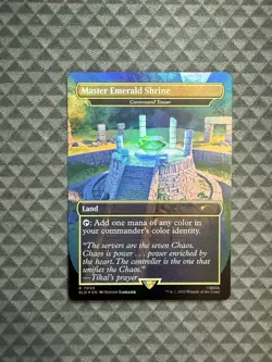 MTG Master Emerald Shrine #7030 Rainbow Foil Rare Secret Lair Drop Series (SLD) - Image 1