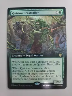 MTG Quirion Beastcaller Dominaria United Foil Extended Art Rare - Image 1