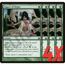 MTG Aspect of Hydra (Born of the Gods) 117/165 (NEAR MINT) (4X) - Image 1