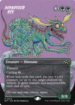 Agonasaur Rex (Borderless) R Aetherdrift 343 LP - Image 1