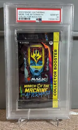 Magic the Gathering MTG PSA 10 March of the Machine Aftermath Collector Booster - Image 1