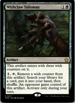 MTG - Wishclaw Talisman (617) - FDN - regular - Image 1