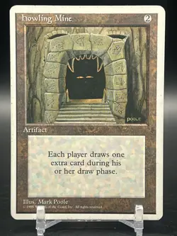 MTG Howling Mine 4th Edition Revised Regular Rare - Image 1