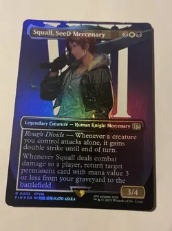 MTG Squall, SeeD Mercenary (Borderless) Foil - 0402 - Final Fantasy NM/M - Image 1