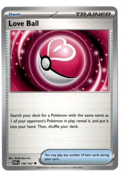 Love Ball - 156/167 - Pokemon Twilight Masquerade - Image 1