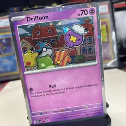 Drifloon 005 Mega Evolutions Black Star Promo Cosmo Holo Pokemon TCG Mint/NM - Image 2