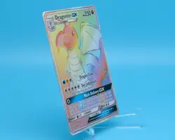 Dragonite GX 248/236 • Unified Minds Secret Rainbow Holo Pokemon TCG NM - Image 3