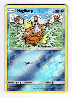 Magikarp Hidden Fates #15 (2019) Common Reverse Holo NM Pokemon - Image 1