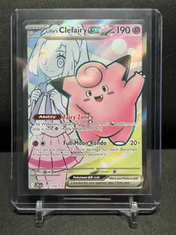 Lillie's Clefairy 173/159 Ultra Rare Holo Pokemon 2025 Journey Together NM - Image 1