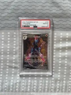 PSA 10 Ceruledge Illustration Rare Holo Pokemon Surging Sparks 197/191 - Image 1