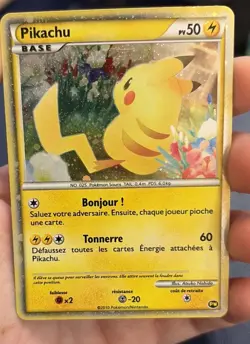 Pokemon TCG Pikachu World Collection PW Holo Promo French - Image 1