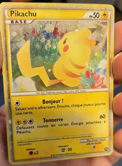 Pokemon TCG Pikachu World Collection PW Holo Promo French - Image 2