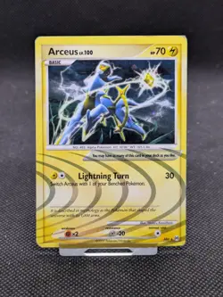 Pokemon TCG Arceus Platinum Arceus Sub Set AR6 Holo Rare Played - Image 1