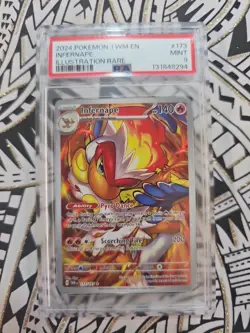Infernape 173/167 - Twilight Masquerade - Graded PSA 9 MINT Pokemon (294) - Image 1