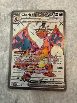 Pokemon TCG Charizard ex 056 Black Star Promo Scarlet & Violet Holo - NM - Image 1