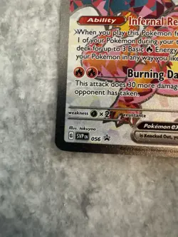 Pokemon TCG Charizard ex 056 Black Star Promo Scarlet & Violet Holo - NM - Image 3
