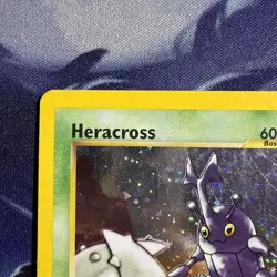Pokemon TCG Heracross Neo Genesis 6/111 1st Edition Holo Rare LP - Image 2