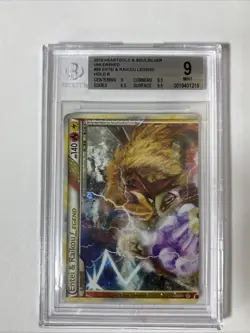 Pokemon Hg & SS Unleashed Entei & Raikou Legend Holo Bgs 9 Mint - Image 1