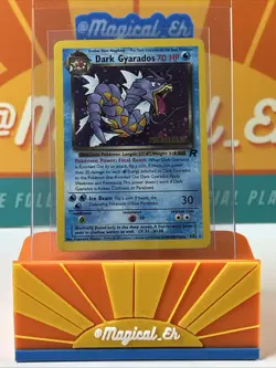 Dark Gyarados #8 Holo Black Star Promo Pokemon WoTC PreRelease Stamped LP - Image 1