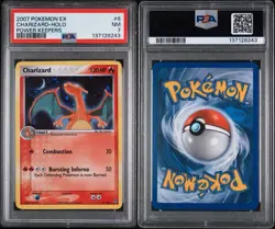 2007 Pokemon EX Power Keepers Charizard Holo #6 - PSA 7 NM - Vintage - Image 5