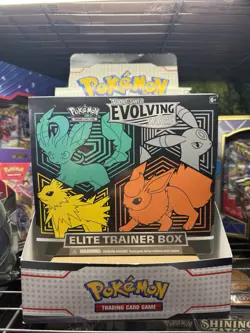 Pokemon TCG Sword and Shield Evolving Skies Elite Trainer Box ETB Factory Sealed - Image 1