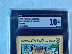 1998 Pokemon Ooyama's Pikachu Vending Series 3 Japanese #025 SGC 10 Gem Mint - Image 2