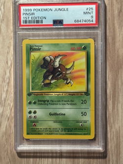 Pokemon 1st EDITION Jungle PINSIR NON HOLO 25/64 PSA 9 # 68474054 - Image 2