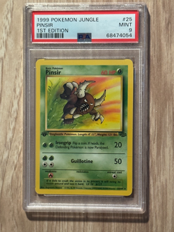 Pokemon 1st EDITION Jungle PINSIR NON HOLO 25/64 PSA 9 # 68474054 - Image 4