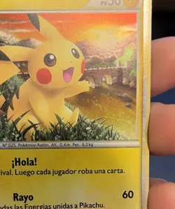 Pokemon TCG Pikachu World Collection PW Holo Promo Spanish - Image 3