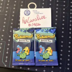 Pookiemoot Gen 2 Pack - Pokemon fan art Poke Derp Sealed 2 Pack lot! - Image 1