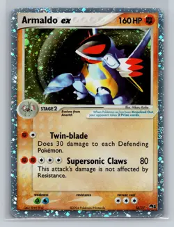 Pokemon POP Series 1 Armaldo ex Holo Ultra Rare #16/17 11706 - Image 1