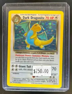 2002 Pokemon Legendary Collection Dark Dragonite Holo #5/110 - Image 1