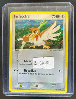 2005 Pokemon EX Emerald Farfetch d Holo #107/106 - Image 1