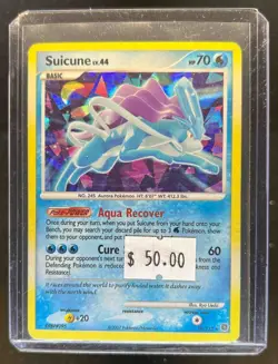 2007 Pokemon Diamond & Pearl Secret Wonders Suicune Promos Holo #19/132 - Image 1