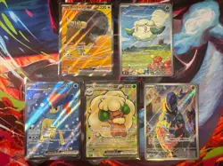 Pokemon White Flare Illustration Rare / Full Art Lot of 5 M/NM - Image 1