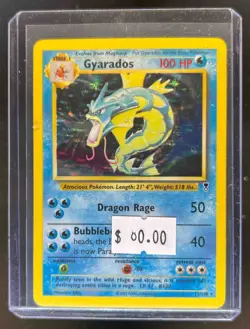 2002 Pokemon Legendary Collection Gyarados Holo #12/110 - Image 1