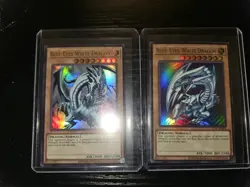Blue Eyes White Dragon V. 1 and 2 LCKCEN001 Legendary Collection Kaiba Unlimited - Image 2