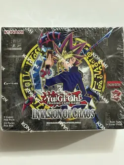 YuGiOh TCG Invasion of Chaos 25TH ANNIVERSARY EDITION Booster Box SEALED!^ - Image 1