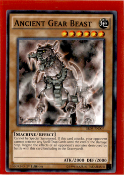 Ancient Gear Beast | SR03-EN007 | Yu-Gi-Oh! TCG - Image 1