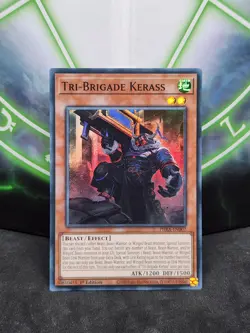 Yugioh Tri-Brigade Kerass PHRA-EN007 Super Rare 1st Edition NM - Image 1