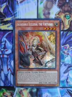 Yu-Gi-Oh x3 Incredible Ecclesia, The Virtuous MP22 - EN188 Secret Rare NM - Image 2