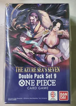 NEW SEALED 2025 One Piece The Azure Sea's Seven DOUBLE PACK BOX Set 9, QTY - Image 1
