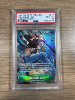 Trafalgar Law 2024 One Piece - Premium Booster Vol. 1 - Alternate Art - PSA 10 - Image 1
